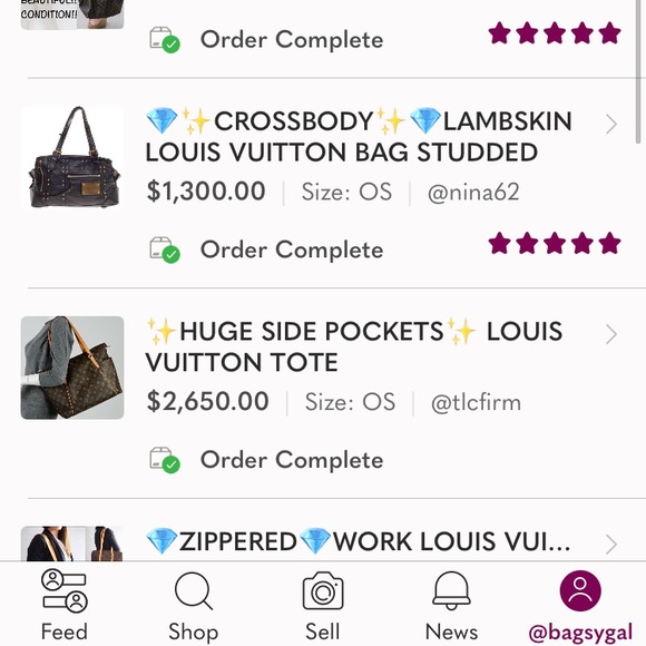 Meet your Posher, Bagsy with 5. Star orders - Picture 4 of 6